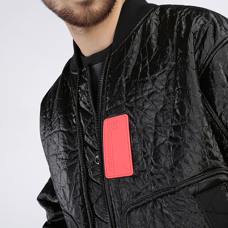 мужская черная куртка Jordan 23 Engineered MA-1 CD5712-010 - цена, описание, фото 4